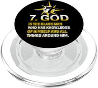 7. God is The Black Man Who Has Knowledge of Himself and All PopSockets PopGrip pour MagSafe