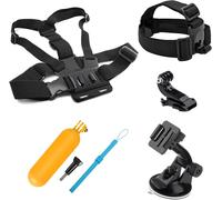 7-in-1 Accessories Pack Accessory Kit Diving Float Stick for GoPro Hero 12 Hero 11 Black Silver White/6/5/4//Fusion Crosstour Campark New Discovery 4K Campark Victure