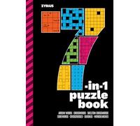 7-in-1 Puzzle Book: Arrow Words, Crosswords, Skeleton Crosswords, Codewords, Crisscrosses, Sudokus, Wordsearches
