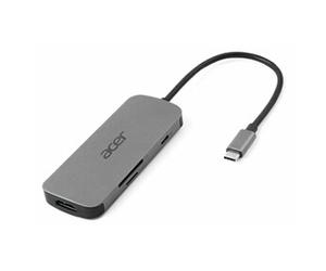 7-In-1 Type-C Dongle - Station d'accueil - USB-C - HDMI - pour Aspire C 24; 27; Aspire S 32; SpatialLabs View Pro 27; Veriton Vero Z4; Veriton Z2
