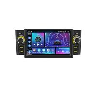 7 inch Android 14 Autoradio pour Fiat Grande Punto Linea 2007-2012 avec CarPlay sans Fil GPS Navigation Double Din Autoradio multimédia Bluetooth avec Écran Tactile WiFi SWC USB(M400S 4G+64G)