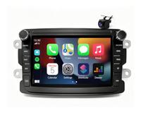 7 inch Android 15 Dab+ Autoradio pour Renault Dacia Sandero 2012-2017, Duster 2011-2017, 4+64G Touchscreen Doppel Din Autotradio avec Wireless Carplay Android Navi Bluetooth caméra de recul FM/AM RDS