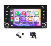 7 inch Doppel Din Autoradio pour Seat Leon MK3 2012-2018 avec Wireless Carplay Android Auto Touchscreen Android 14 Dab Car Radio GPS Bluetooth EQ caméra de recul FM/RDS SWC Mirror Link WiFi 2+32G