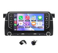 7 inch Double DIN Autoradio pour BMW 3 Series 325i 330i M3 E46 1998-2006 avec Wireless Carplay Android Auto, 2+32G Android 14 Car Radio GPS Navi DAB Radio Bluetooth WiFi FM AHD caméra de recul RDS SWC