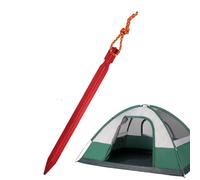 7 inch Tent Pegs - Metal Heavy Duty Stakes for Camping, Aluminum Tent Anchors with Pull Ropes for Secure Pitching, Outdoor Camping Hiking Backpacking Use