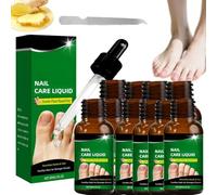 7 jours Ginger Nail Essence Care pour les ongles faibles et endommagés, Renforcement et durcissement pour les ongles faibles, Sérum nutritif pour les ongles des orteils et les ongles des doigts (10)
