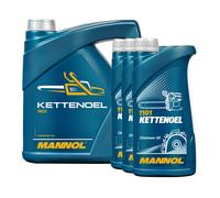 7 L 4+3x 1 Litre Mannol Huile de Chaîne Universel Minérale Détention Scie