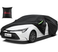 7-Layer Outdoor Car Cover For Sedan-Snow,Sun And Uv Protection With Zip-Universal Fit For Sedan (Up To 450 Cm)