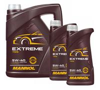 7 Litre Huile Moteur mannol extreme 5W-40 Api Sn Cf Acea A3 B4 VW 502 505 00 MB