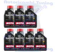7 Litres Huile de Moteur Voiture MOTUL Specific 0101 10W50 Acea C3 Abarth 100%