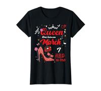 7 Mars Anniversaire This Queen Was Born on Mars 7th T-Shirt