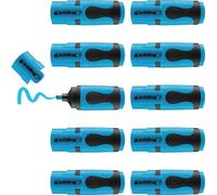 7 Mini-Surligneur - Bleu Fluorescent - 10 Surligneurs - Pointe Biseautée 1-3 Mm - Petits Surligneurs Aux Couleurs Tendance - Pour Les Bullet Journals, L'école, L'université Ou Le Bureau[Z769]