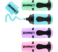 7 Mini-Surligneur - Couleurs Pastel - Étui De 4 Surligneurs - Pointe Biseautée 1-3 Mm - Petits Surligneurs Aux Couleurs Tendance - Pour Les Bullet Journals, L'école, L'université Ou Le Burea[Z705]