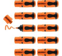 7 Mini-Surligneur - Orange Fluorescent - 10 Surligneurs - Pointe Biseautée 1-3 Mm - Petits Surligneurs Aux Couleurs Tendance - Pour Les Bullet Journals, L'école, L'université Ou Le Bureau[Z768]