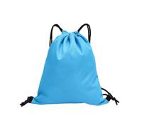 7 morceaux de poches à cordon personnalisées Pour Bricolage Quincaillerie | Avec le sac à dos de cordon de modèle de football Sac à dos de polyester de sport(Sky blue)