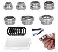 7 Mousseur Robinet Adaptateur, FORMVERSITY Adaptateur Robinet Cuisine, Mousseur Robinet m22 Adaptateur, Tuyau Arrosage Robinet Cuisine, Adaptateur Robinet Lave Vaisselle pour Aérateu