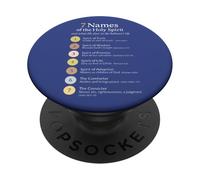 7 Noms du Saint-Esprit activés dans Votre Vie PopSockets PopGrip Adhésif
