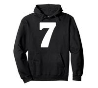 7 Number Seven Funny School Meme Student Teen Matching Sweat à Capuche