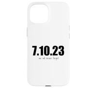 7 Octobre Hommage Nova | Les juifs israéliens Ont Besoin de Shalom Coque pour iPhone 15