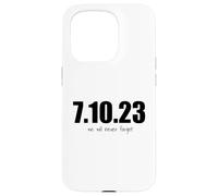 7 Octobre Hommage Nova | Les juifs israéliens Ont Besoin de Shalom Coque pour iPhone 15 Pro