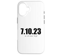 7 Octobre Hommage Nova | Les juifs israéliens Ont Besoin de Shalom Coque pour iPhone 16
