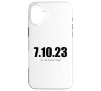 7 Octobre Hommage Nova | Les juifs israéliens Ont Besoin de Shalom Coque pour iPhone 16 Plus