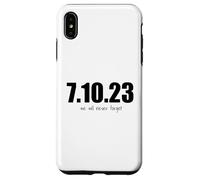 7 Octobre Hommage Nova | Les juifs israéliens Ont Besoin de Shalom Coque pour iPhone XS Max