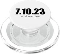 7 Octobre Hommage Nova | Les juifs israéliens Ont Besoin de Shalom PopSockets PopGrip pour MagSafe