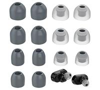 7 Paires Embouts de Rechange en Silicone pour Écouteurs pour Sony WF-1000XM3 / WF-1000XM4 / WF-1000XM5, 4 Tailles Remplacement Écouteurs in-Ears en Silicone Embouts, Gris