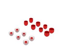 7 Paires Embouts pour Sony WF-1000XM3 / WF-1000XM4 / WF-1000XM5, 4 Tailles Remplacement Écouteurs en Silicone Embouts Intra-Auriculaires (Rouge)