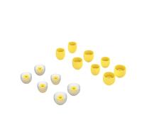 7 Paires Embouts pour Sony WF-1000XM3 / WF-1000XM4 / WF-1000XM5, 4 Tailles Remplacement Écouteurs en Silicone Embouts Intra-Auriculaires (Jaune)