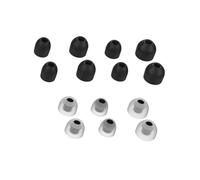 7 Paires Embouts pour Sony WF-1000XM3 / WF-1000XM4 / WF-1000XM5, 4 Tailles Remplacement Écouteurs en Silicone Embouts Intra-Auriculaires (Noir)