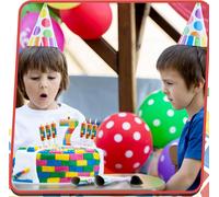 7 Pcs Bougies De Numéro 1-9 D'anniversaire En Blocs De Construction Avec 6 Bougies En Blocs De Construction Bougie De Chiffre D'anniversaire Pour Topper De Gâteau Décoration (Numéro 7)[Z5954]