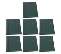7 Pcs Currency Collection Book | Liquid - Resilient & Particle - Blocking Clear Pages for 120 Currency/Tokens/Medals | PVC Album for Collectors with Secure Design