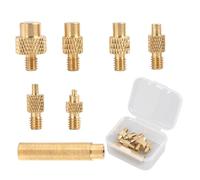 7 PCS Ensemble d'Outil d'Insertion Filetés Métal, Tips de Fer à Souder Universels pour M2 à M8, Compatible avec Accessoires d'Impression 3D