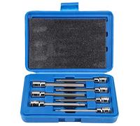 7 PCS Extra Long Hex Bit Prise Shex Jeu D'embouts pour Six Enfants Jeu de Douilles 3/4/5/6/7/8/10 Mm Kit D'outils de Réparation D'entraînement Équipé D'une Boîte de Rangement,