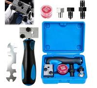 7 Pcs Outils de conduite freins Double Adapté Au Raccord tuyau de frein 4.75mm bremsleitung verbinder kit tuyau de frein kit d’outils de conduites de freins Traite Tuyaux Cuivre Nickel Acier