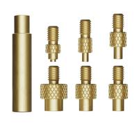 7 Pcs Panne Fer à Souder, Kit de Pointes de Fer à Souder pour Inserts Filetés, Pointes à Souder Aide à Fusion Set Compatible avec Weller ST 900M/T18 M2 M2.5 M3 M4 M5 M6 M8 Pannes de Fer à Souder
