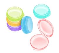 7 Pcs Petit Pilulier, Portable Mini Voyage Pilulier, Transparent Rond Vitamine Conteneur, Médicament Organisateur, Boîte à Pilules Hebdomadaire pour médicaments, pour Les Voyages En Plein Air