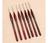 7 PCS PINSE BROSSE Set Hair Art Art Nail peinture Dessin Draws Brushes Art Painting Brush stylo