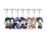 7 Pcs Porte Clés Carnets L'Apothicaire Anime Figurine Maomao Pendentifs Porte Clef Decor Acrylique Girls Apothecary Diaries Keychain