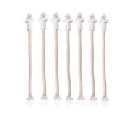 7 Pcs Remplacement de Mèche Résistant à la Chaleur Lampe à Huile pour Porte-Céramique Torche Vin Bouteille Huile Bougie Lampe Fibre de Verre