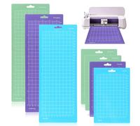 7 Pcs Tapis de Découpe Autocollants,Tapis de 21,5 x 14 cm, 35,5 x 14 cm | pour Cricut Joy, Tapis de Decoupe de Rechange pour Cricut Joy Accessoires, avec 2 Raclettes, (Léger/Standard/Fort