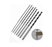 7 Piece Woodworking Drill Bit Set for Twist Drills/Hammer Drill Bits with Hanging Extensions, 300mm (4/5/6/7/8/10/12mm) 25-26s