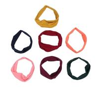 7 Pièces Bandeaux de Sport Unisexes, Bandeaux de Course à Pied, Bande élastique Athlétique évacuant l'humidité pour le Tennis et le Basket-ball, Bandeaux de Sueur D'exercice