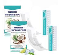 7 Pièces Blanchiment Dentaire,Kit De Blanchiment Des Dents,Whitening Strips,Bandes Blanchissantés à La Noix De Coco,Strips Pour Blanchimént Des Dents Rapide Et Doux,élimine Les Taches Profondes (2)
