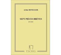7 Pieces Breves Piano / Conducteur