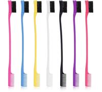 7 Pièces Brosse à Sourcils à Deux Têtes, Brosse de Contrôle Double Face, Peigne Brosse Extension de Cils, Brosse pour Peigne à Sourcils, 2 en 1 Outils de Maquillage de Peigne, pour Femmes