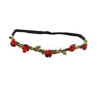 7 Pièces coiffure femme hair charms hair toppers Bandeau fleur gala mignonette festival Fleur de rose bandeau cheveux couvre-chef fleur rose femme à fleurs DRESSOOS