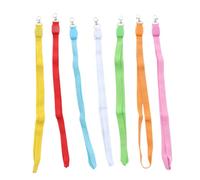 7 Pièces Cordon Lumineux Porte-badge, Clés en Nylon | Porte-clés, Tour de Cou, pour Bureau et Randonnée, Maintien D’identifiant, Lot Pratique Couleur Aléatoire